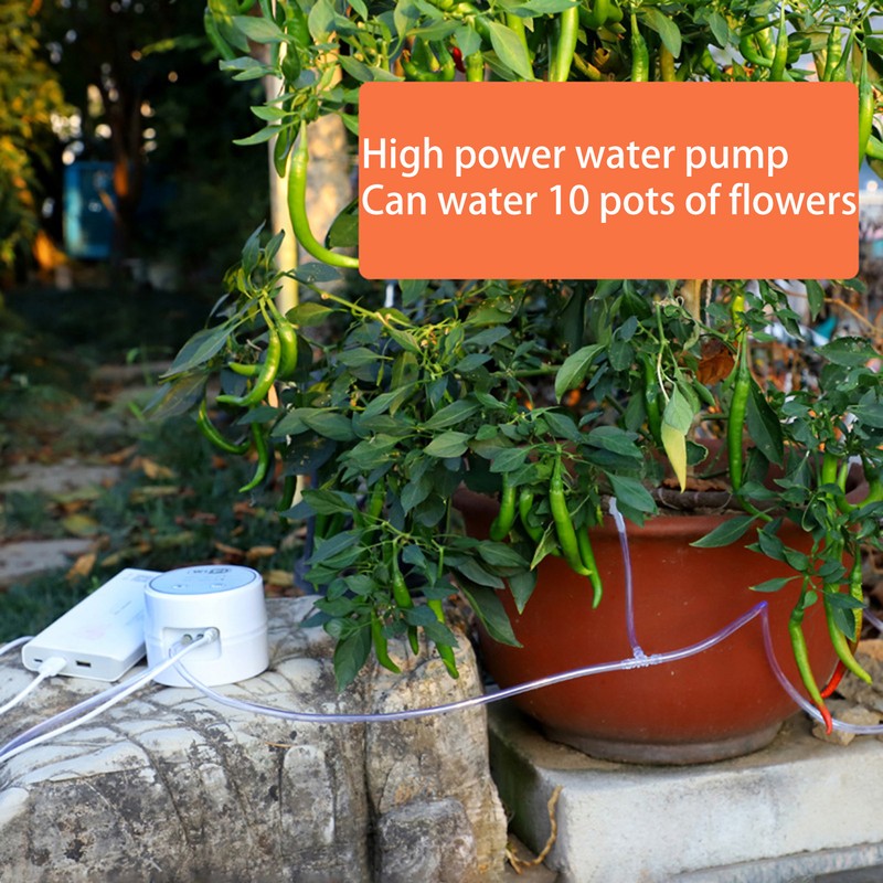 Automatic Houseplant Watering System 10 Potted Plants Drip Irrigation Kit