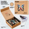 LEOGOR Wooden Puzzles for Adults - Butterfly Oasis - (200