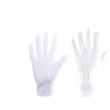 Azlanway White Cotton Gloves, 3 Pairs Reusable Soft Formal Gloves,