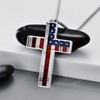 Cross Pendant Necklace For Mens Women Jewelry Religious Pendant Chain