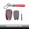 Binuiakl8y Key Fob Cover for Chevy Soft Tpu 5 Button
