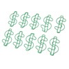 100pcs Dollar Shape Paper Clips Creatively Cute Plated Metal Bookmark