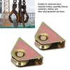 2PCS V Groove Wheel Pulley, Galvanized Alloy Steel Track Rail