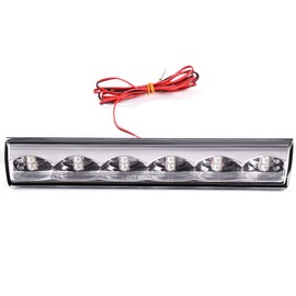 PIT66 LED 3rd Brake Light, Compatible with Truck Cap Topper Leer Are Century LED Recessed 3rd Third Brake Light Lamp AT-LED-36R Clear Lens Chrome Housing