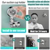 Adjustable Suction Cup Shower Head Holder – Wall Mounted Suction