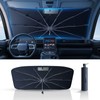 DesertWest Car Sun Shade Front Umbrella Type Multi-layer Coating Sun