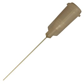 Blunt Tip Dispensing Fill Needle 27ga x 1" Tan 50 pcs