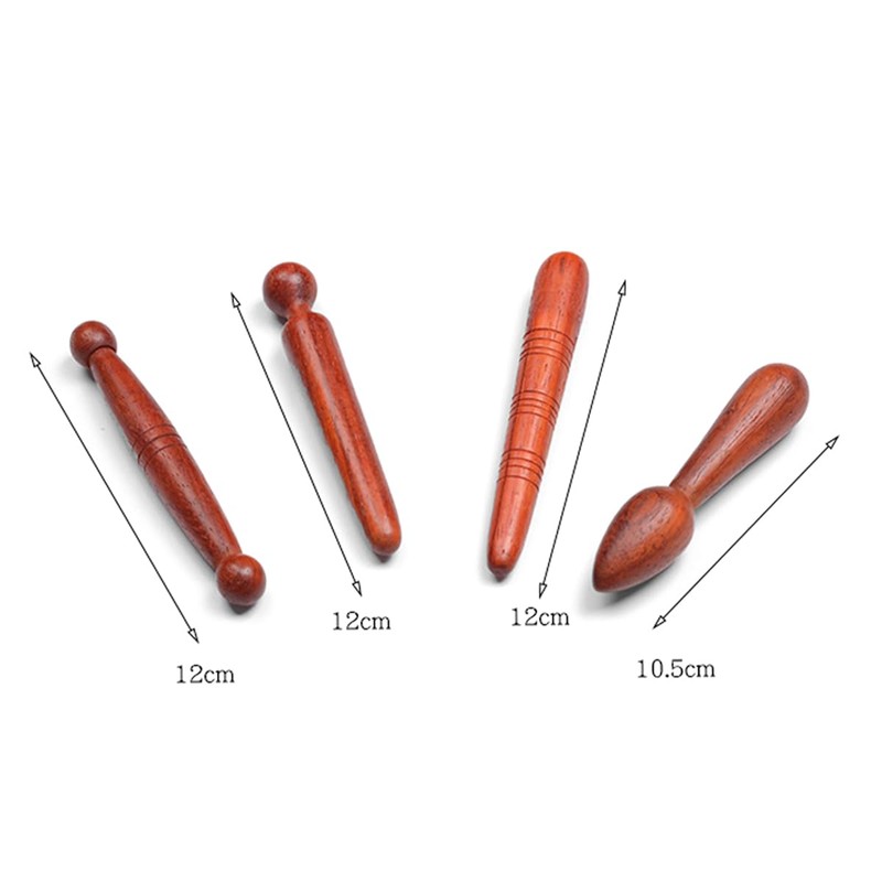 Alnicov Wooden Trigger Point Massage Stick Set