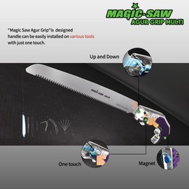 15-in-1 Multi-Tool with One-Touch Safety Lock - Professional Knife for Metal, Wood, Saw Blade, Heo, Rake, Sickle, Tungsten Carbide, Tile Glass Cutter - Outdoor, Camping, Hunting, Gardening, Hiking