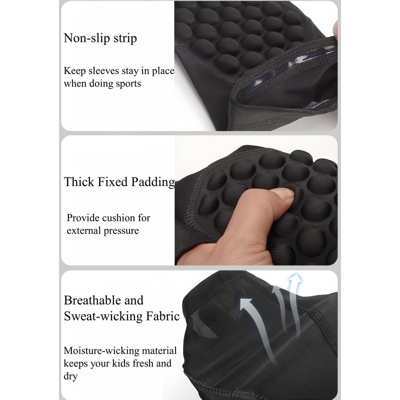 Jormino Knee Pads for Kids, Youth Basketball Knee Support Sleeve,