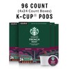 Starbucks K-Cup Coffee Pods, Dark Roast Coffee, French Roast for