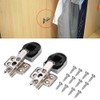 2Pcs Set Folded Hinge Cabinet Connectors for Cupboard Wardrobe Door
