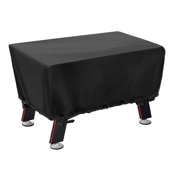 Foosball Table Cover - Onlyme Table Football Cover Waterproof for Foosball Table Adults, Dustproof Soccer Table Cover Rectangular, Black, 160x115x50cm