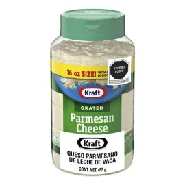 Queso Parmesano Rallado De Leche De Vaca Kraft 453 Gr