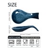 ANTIS'S HOME Ceramic Spoon Rest, Starry Night Glaze Spoon Holder,