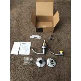 Falcon K561 interior door handle set-satin chrome finish-brand new in box