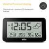 Braun Digital Weather Station Clock with Indoor and Outdoor Temperature