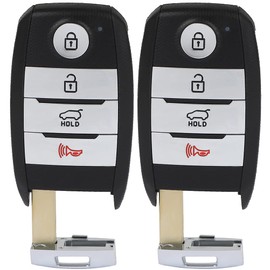 ALEGE Keyless Entry Remote Car Key Fob Fits for 2017-2020 for Kia for Niro 1.6L 2 PCS 4 Buttons 433.92Mhz