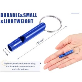 Unbranded Survival Emergency Whistle, Safety, Sports, Dog Training, Child Safety, Keychain - Blue