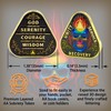 Leafence Fire Skull Triangle Sobriety Coin Unity Service Recovery AA