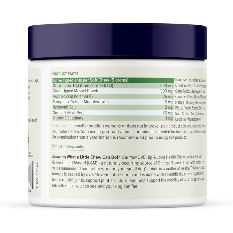 YuMOVE Hip & Joint Supplement for Dogs - Glucosamine, Green
