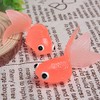 Acxico 10 Plastic Goldfish Small Soft Rubber Floating Gold Fish