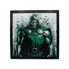Dr Doom Painting - 3D Printed