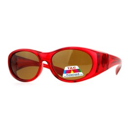 SA106 Kids Size 47mm Fit Over OTG Polarized Sunglasses Red