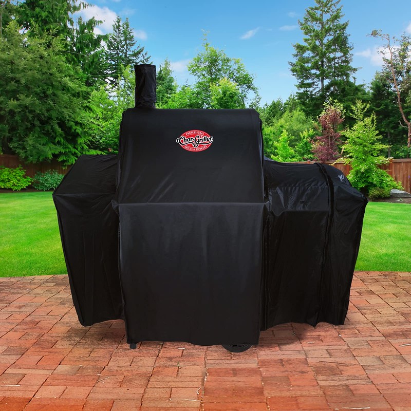 Char-Griller 2323 Wrangler Charcoal Grill Cover, Black