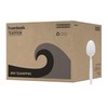 Boardwalk Heavyweight Polypropylene Cutlery, Teaspoon, White, 1000/Carton