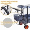 Rain Cover for Wagon, Wagon Rain Wind Cover Waterproof Push-Pull