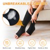 Zipper Compression Socks Women & Men, Toeless Compression Socks, 15-20mmhg