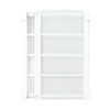 Tension Rod Shelf 14.2 Inch Width Nail Free Expandable Storage