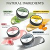 4pcs Mascarillas Arcilla Cuidado Piel, Limpieza, Exfoliación