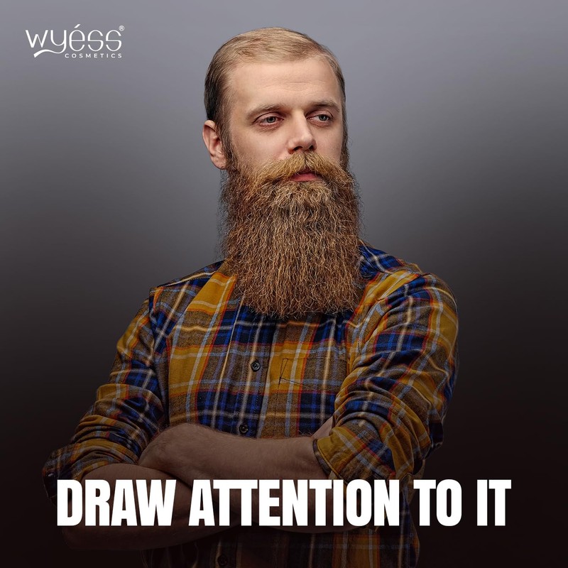 WYESS Natural Beard Growth Serum and Oil for Men -