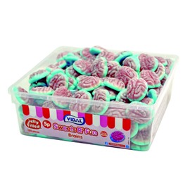 Jelly Filled Brains Fruity in Tub (120 Brains)