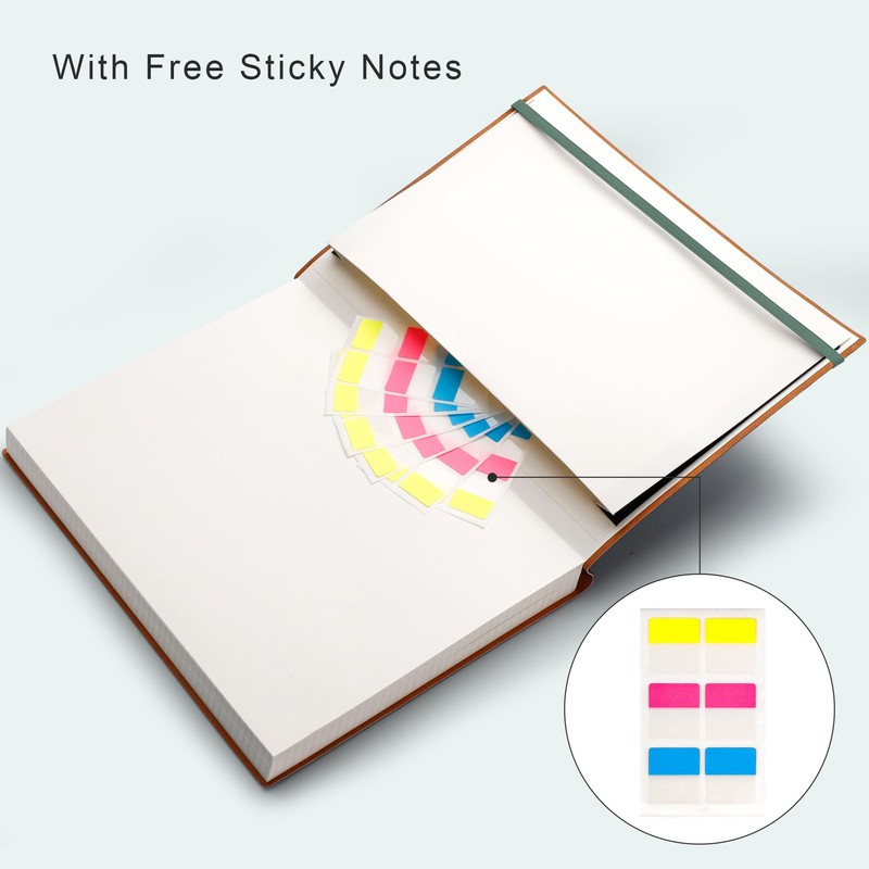 EMSHOI 400 Pages Notebook B5 - Large Lined Journal 100GSM