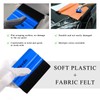 Wevdn 2 PCS Felt Edge Squeegee Car Wrapping Tool Kit,