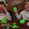 3D Printed Snake in Mini Egg, 11.8''Articulated Snake Fidget Toys,