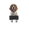 DWK Front Porch Dog Outdoor Welcome Sign Decorative Statue |
