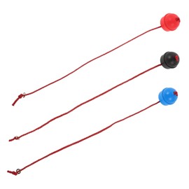 Totority 3pcs Portable Snooker Chalk Holder Durable Rubber Billiards Accessory for Pool Players Wear Design Keeps Chalk Secure