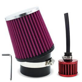 Upgraded 212cc Mini Bike Air Filter Kit for Predator 212cc Coleman CT200U CT200U-EX BT200X KT196 196cc Baja Warrior MB165 MB200 Mini Bike Go Kart 224cc Hond GX160 GX200 GX390 Engine Performance Parts