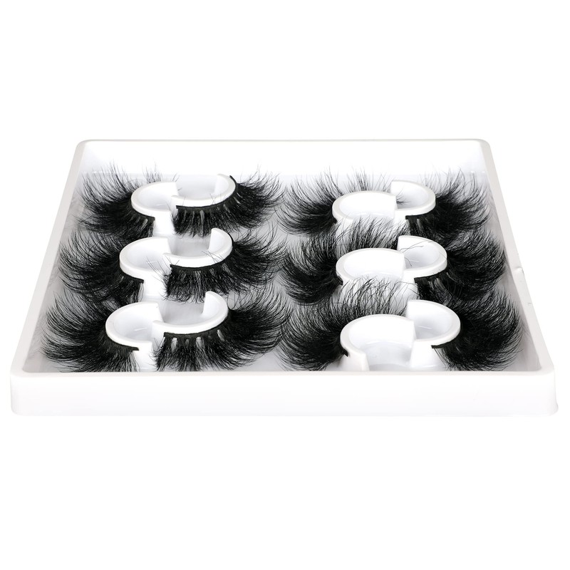 Mink Lashes Fluffy Eyelashes Dramatic Long Wispy Fake Eyelashes Thick