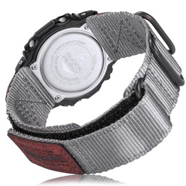 DAVILANE 16mm Watch Band Strap for Casio Mens G-Shock DW5600/6900/8900,GA100/110/120,GD100/110/120,GW6900,GDF-100,Upgraded Three Buckles Nylon Watch Band