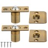 JQK Closet Ball Catch Door Hardware, Stainless Steel Catch Adjustable