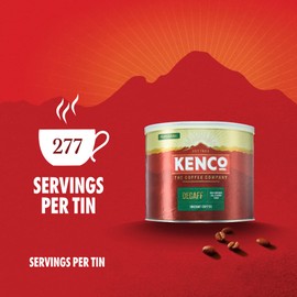 Kenco Decaf Instant Coffee Tin - 1 x 500g