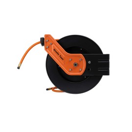 Giraffe Retractable Air Hose Reel Swivel with 3/8 in. x 25 ft Hybrid Hose, 300 PSI Industrial Wall Mounted Compressor Hose Reel Heavy Duty