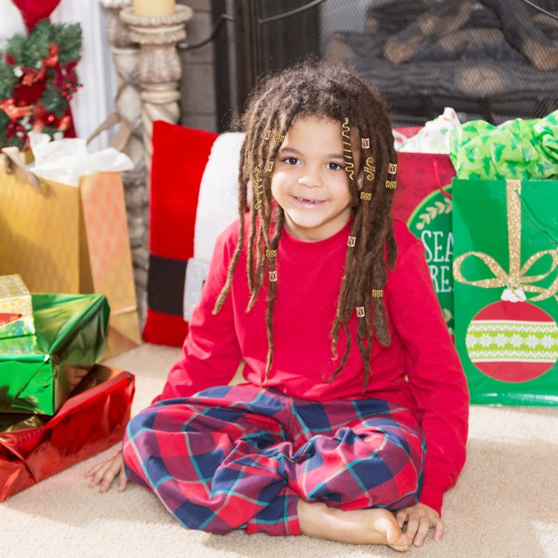 Zsanhua 28 Pieces Spiral Dreadlocks Hair Beads, Dreadlocks Hair Jewellery