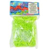 Rainbow Loom Twistz Bandz Rubber Band Refill + C-clips - Neon Green
