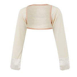 ScratchSleeves | Stay-on Scratch Mitts for Itchy Toddlers & Pre-School Children | Cream/Cappuccino | 2-3y